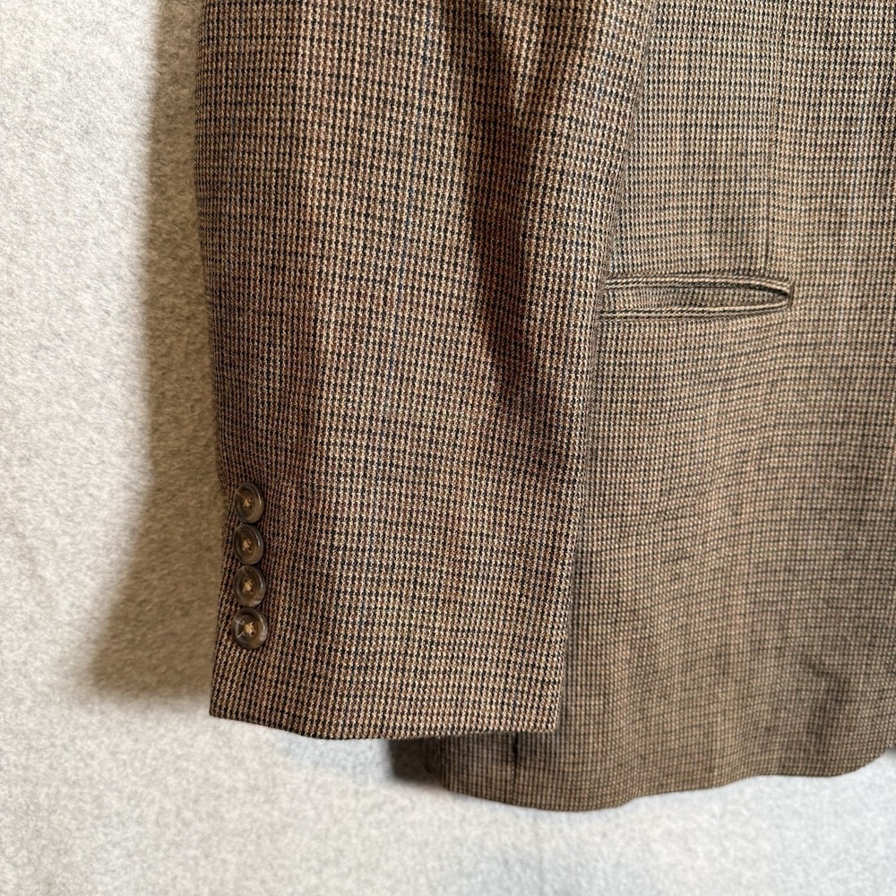 Chaps Ralph Lauren Blazer Jacket Mens 40 R Brown - Picture 2 of 7
